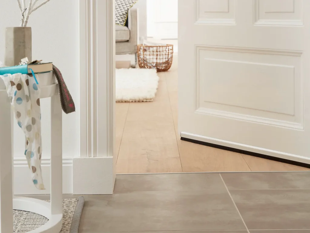 tesa INSULATION Door Brush Seal for Uneven Floors